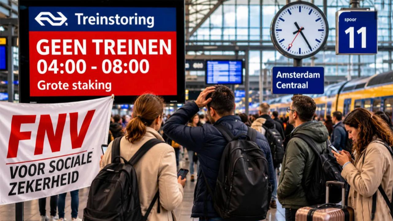 Hollanda'da Çarşamba Sabahı Neredeyse Hiçbir Tren, Otobüs, Tramvay veya Metro Seferi Yok: İşte Bilmeniz Gerekenler