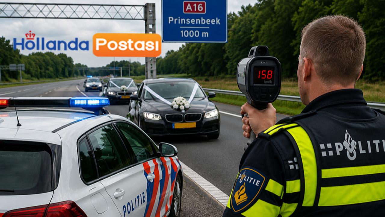 Hollanda'da Gelin Almaya Giden Dört Türk Sürücünün Ehliyetine El Konuldu