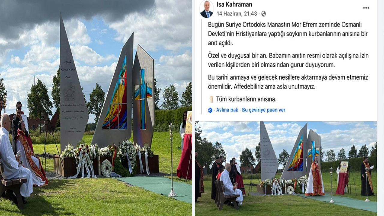 Hollanda'da "Sözde Süryani Soykırımı" Anıtı Açıldı, Tartışma Yarattı